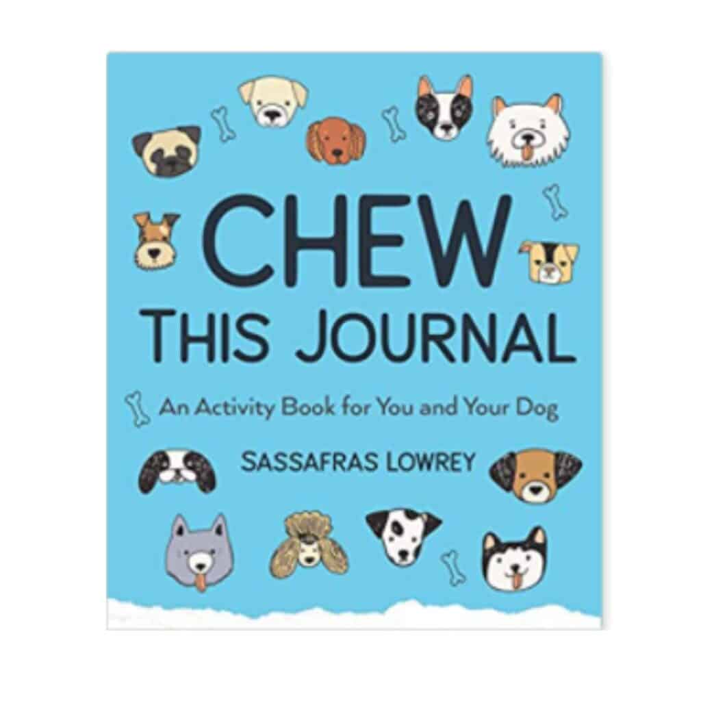 Dog activity journal gift.